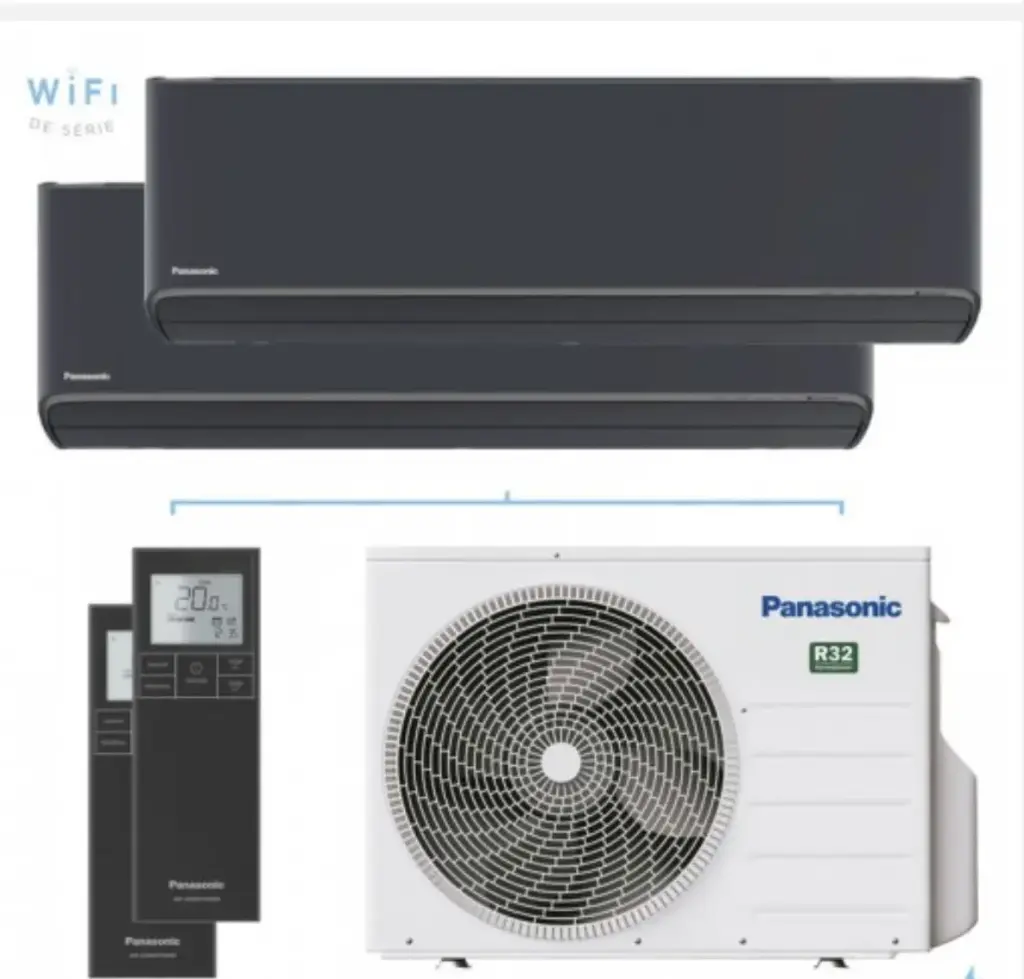 Climatisation multi-split 2x2,5kw black Panasonic